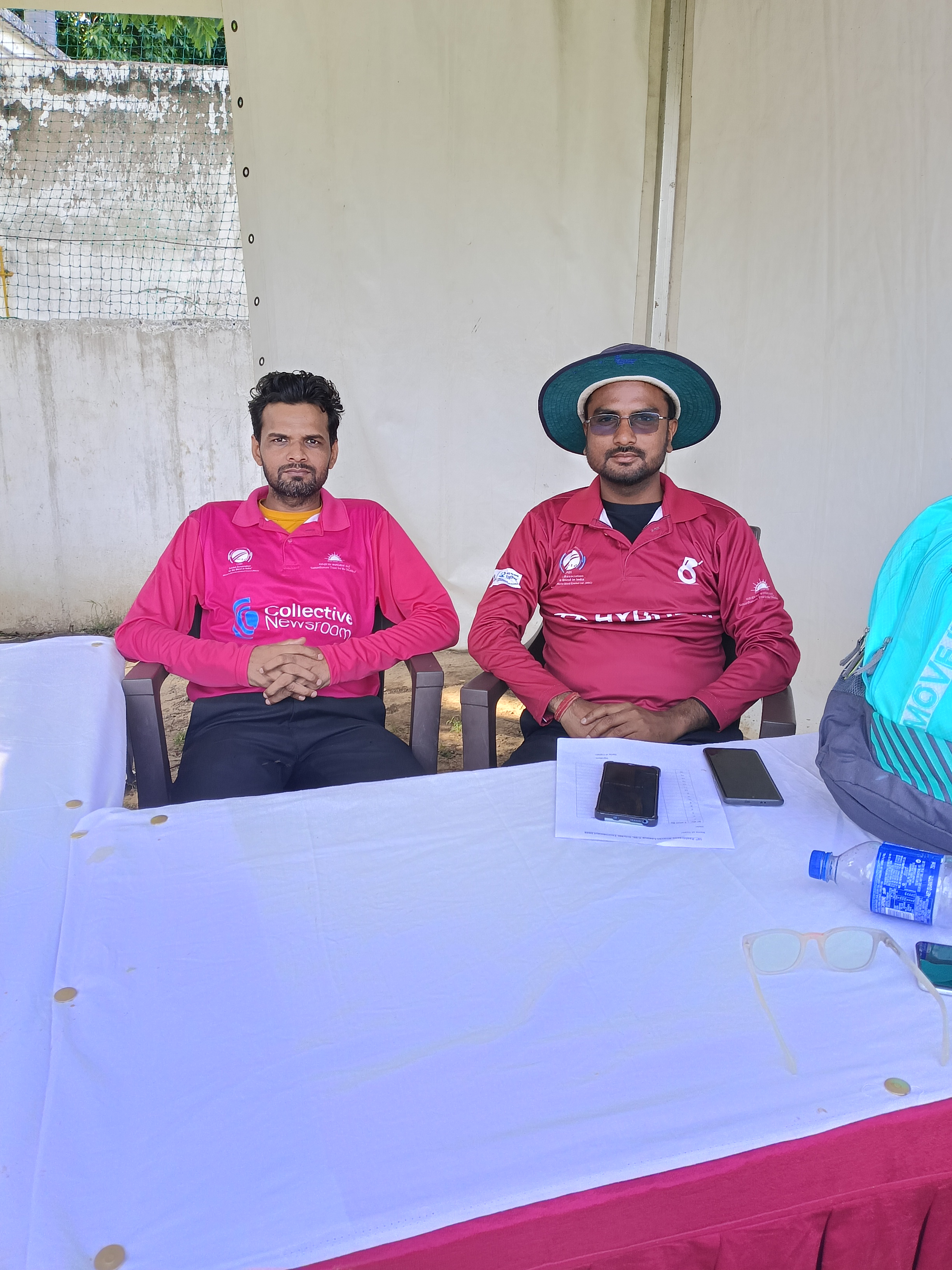 Vikash Maury focused on the pitch