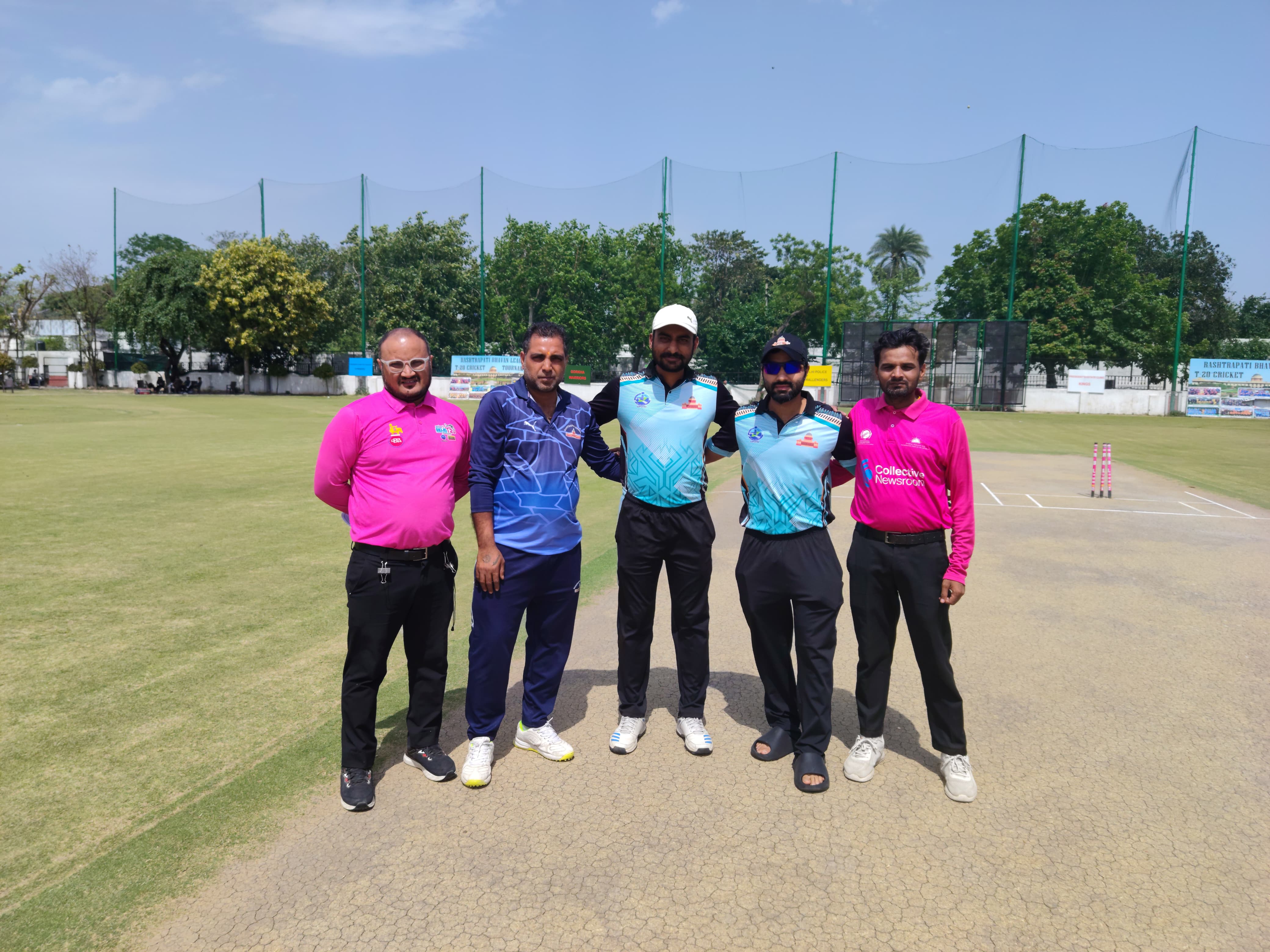 Vikash Maury in action on the field