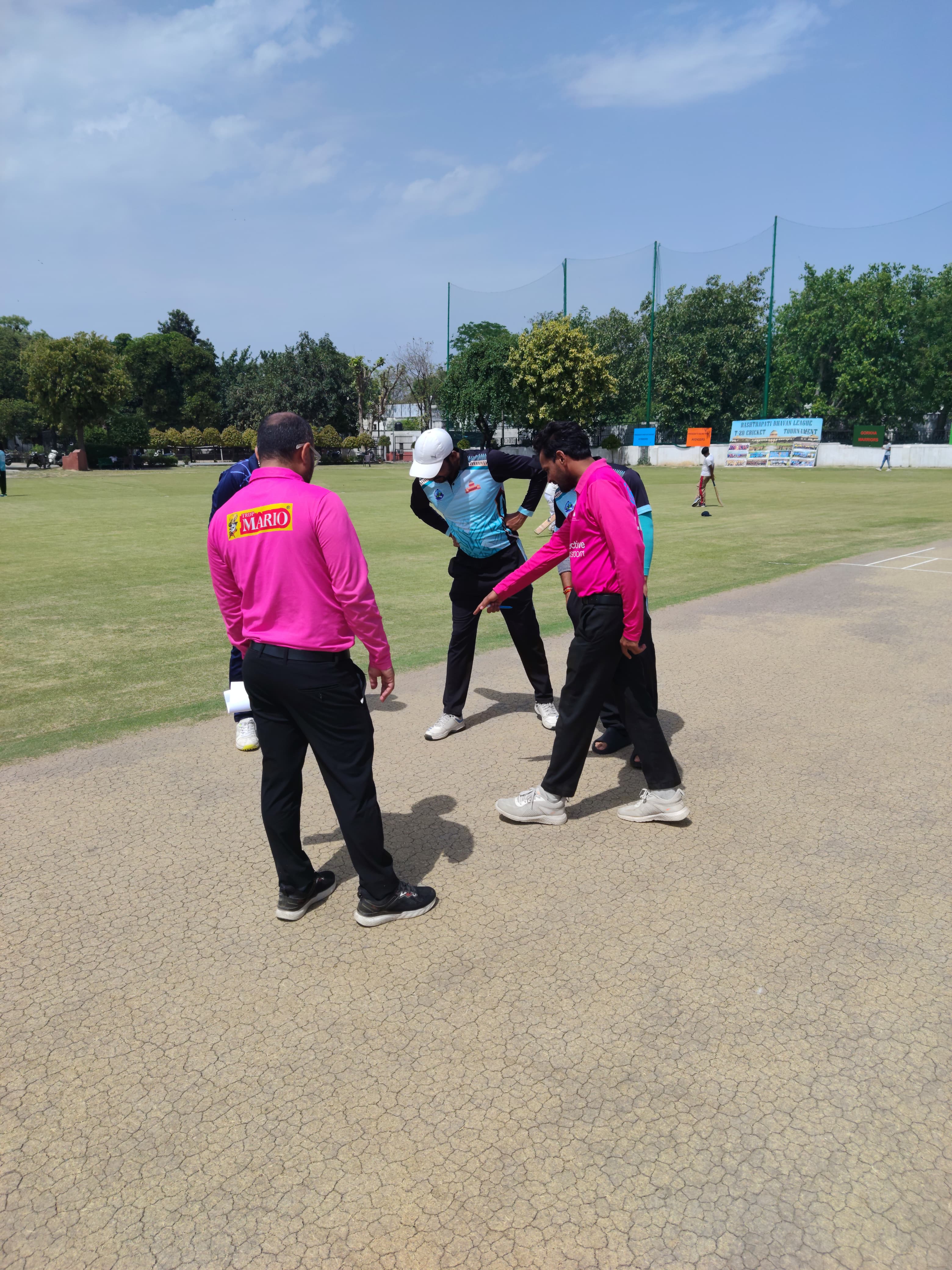 Vikash Maury ensuring fair play